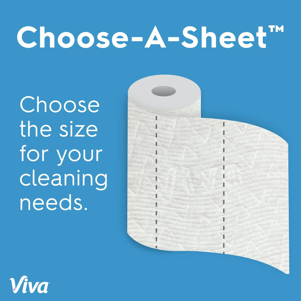 Viva etiqueta 4X cleaning power visible, combina frotado y absorción eficaz