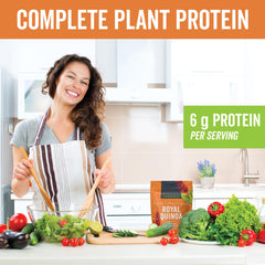 Viva Naturals cucharada de harina de quinoa lista para repostería sin gluten