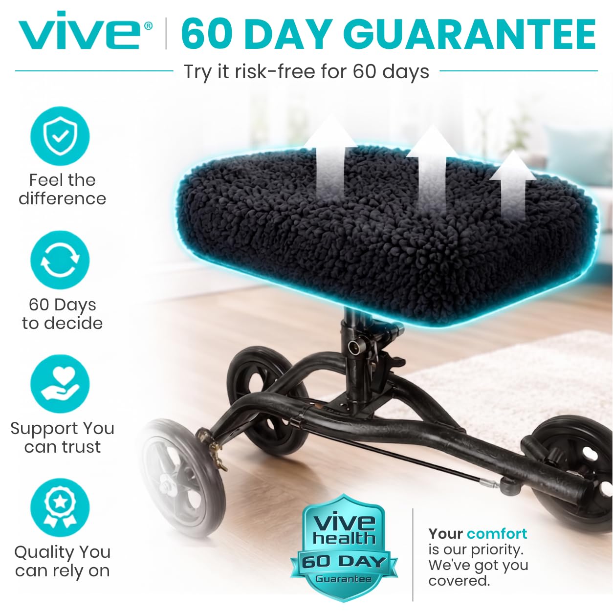 Vive Mobility usuario en casa mayor confort diario