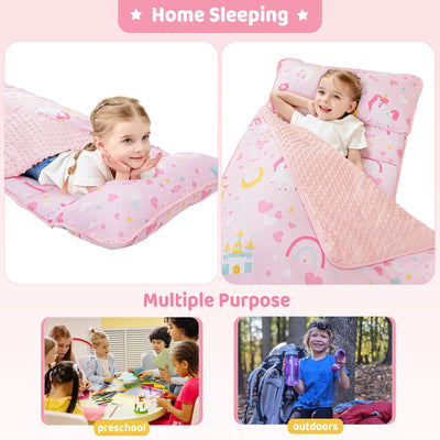 Viviland child carrying mat to preschool showing independence and convenience