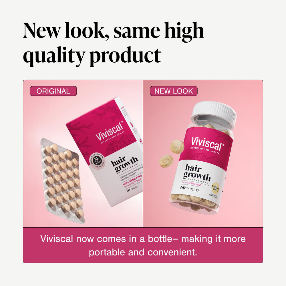Viviscal primer plano de tabletas destacando textura y apoyo nutricional