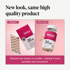 Viviscal primer plano de tabletas destacando textura y apoyo nutricional