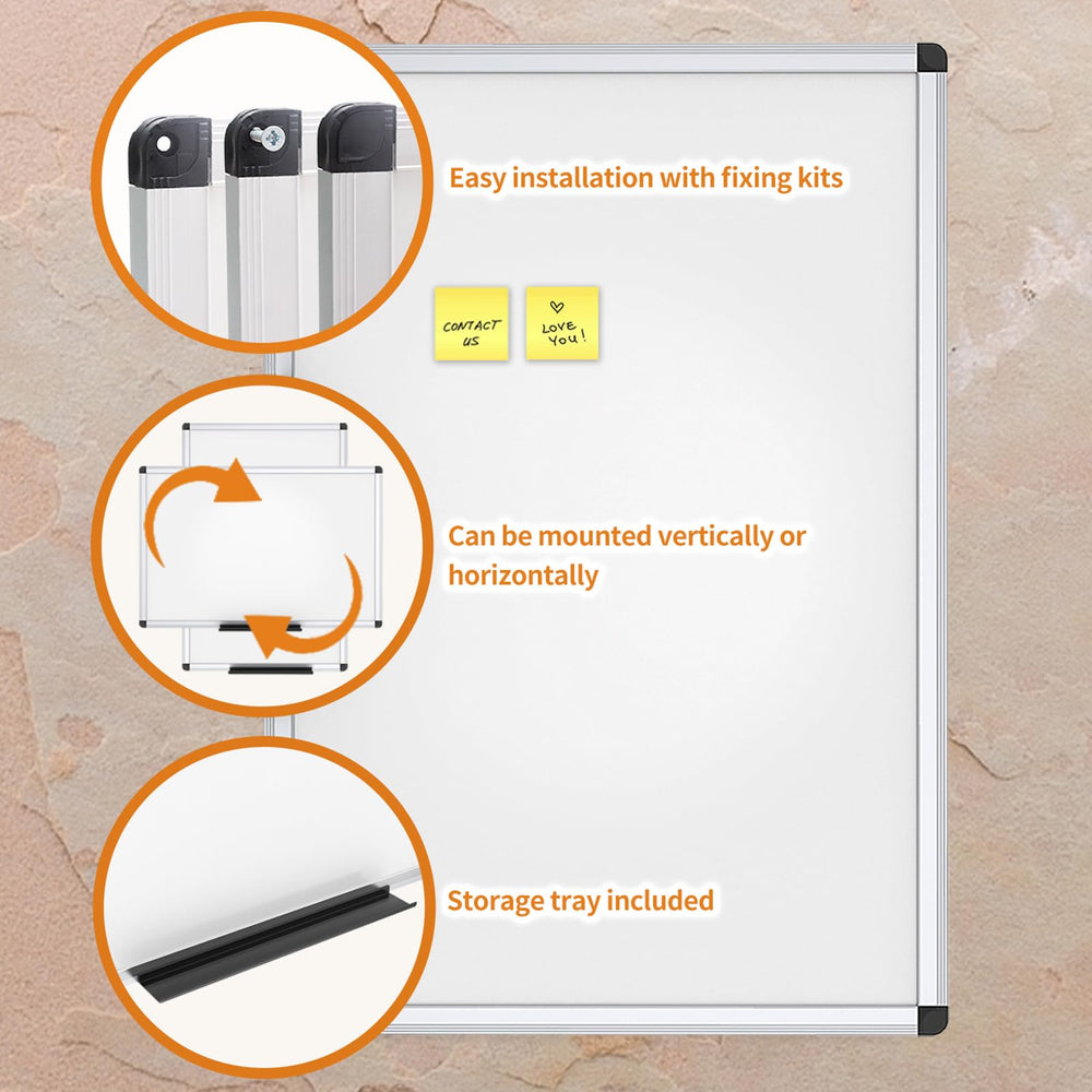 VIZ-PRO detachable marker tray holding markers and eraser for organized storage