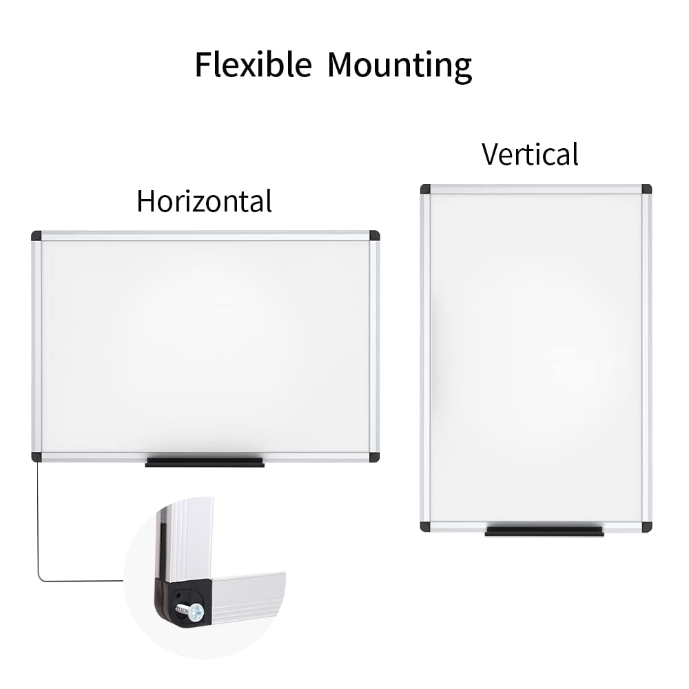 VIZ-PRO aluminium frame corner detail showing ABS corner and screw reinforcement benefit