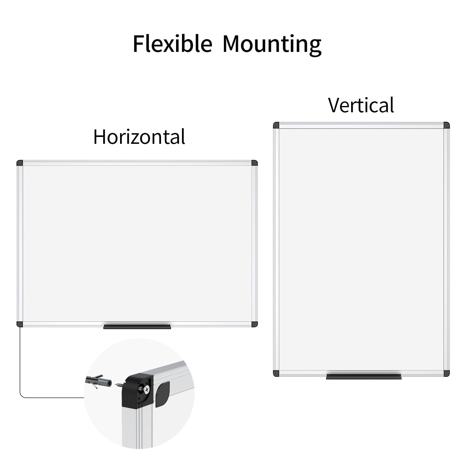 VIZ-PRO esquinas ABS con tornillos que garantizan montaje estable y duradero