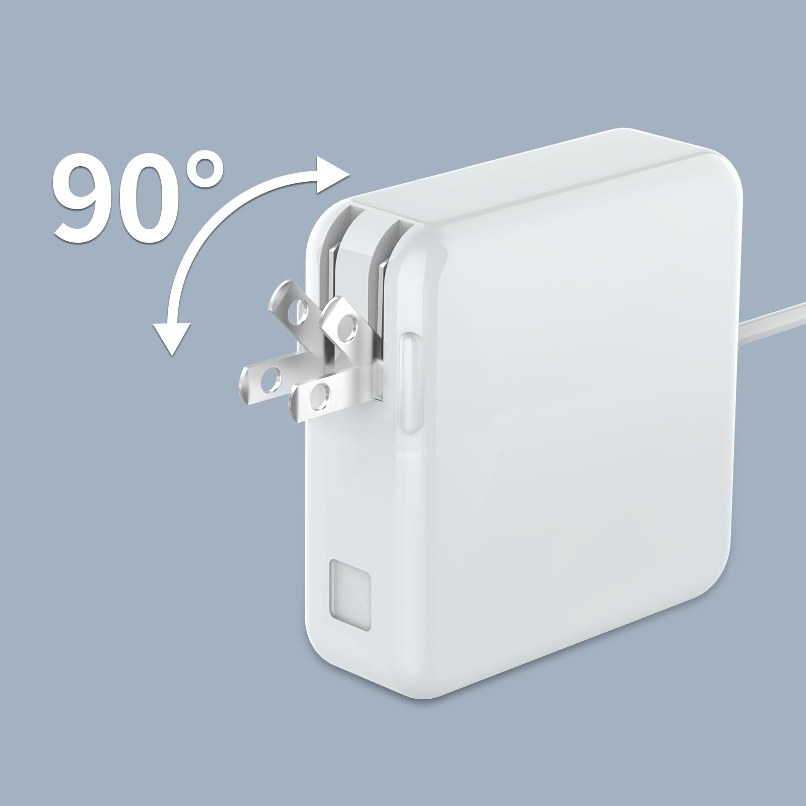 VJEMPKD embalaje mostrando cargador, cable y enchufe incluidos