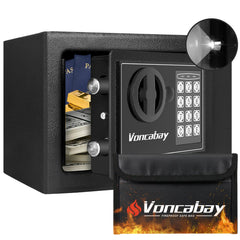 Voncabay front closed safe showing keypad and secure door, adds quick-access protection