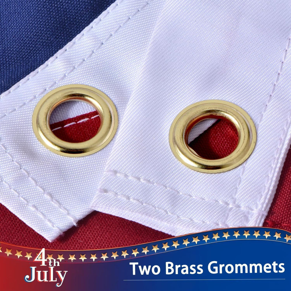 VORENUS brass grommets with heavy canvas header offering secure mounting and rust resistance