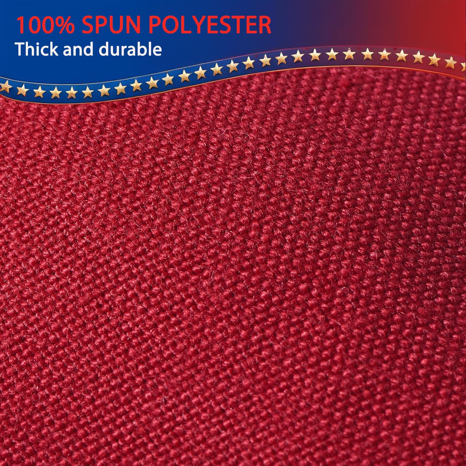 VORENUS detail of sewn stripes demonstrating reinforced seams and improved longevity in wind