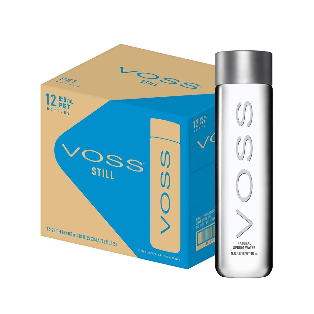VOSS botella delantera 850ml elegante y ligera para presentación