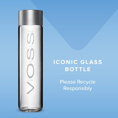VOSS detalle del tapón y cuello, cierre hermético y diseño elegante