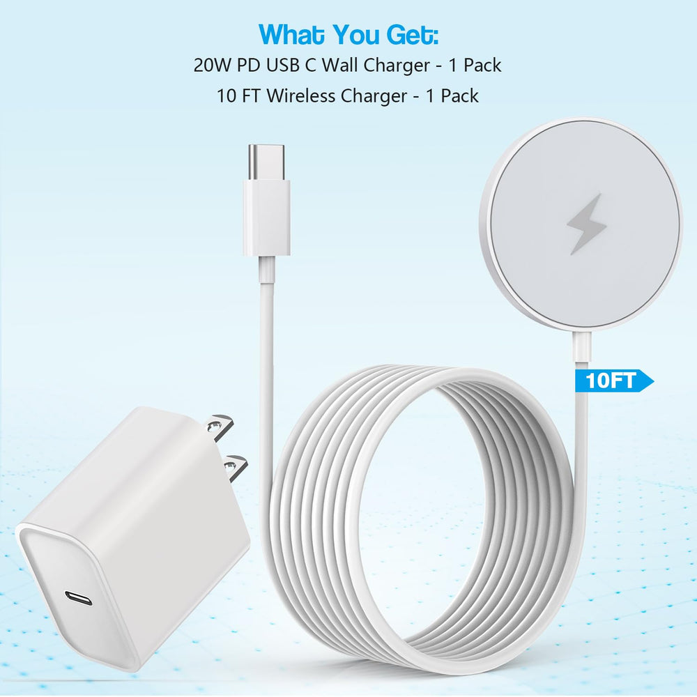 VOWSVOWS empaque y contenido, incluye bloque 20W y cable magnético