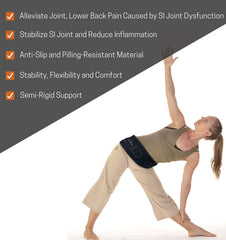 Vriksasana Posture detalle del neopreno perforado para ventilación y confort