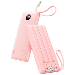 VRURC vista frontal del power bank mostrando diseño compacto y beneficios de portabilidad