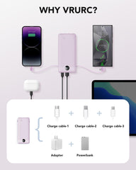 VRURC pantalla LED con porcentaje visible para gestionar la energía