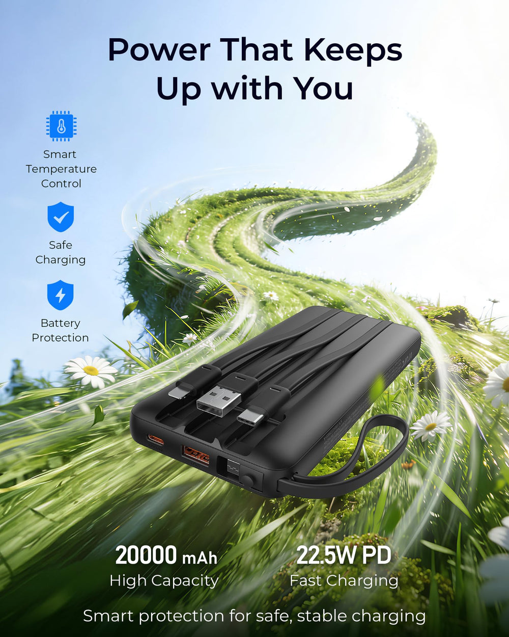VRURC textura trasera y agarre ergonómico que mejora la sujeción portátil
