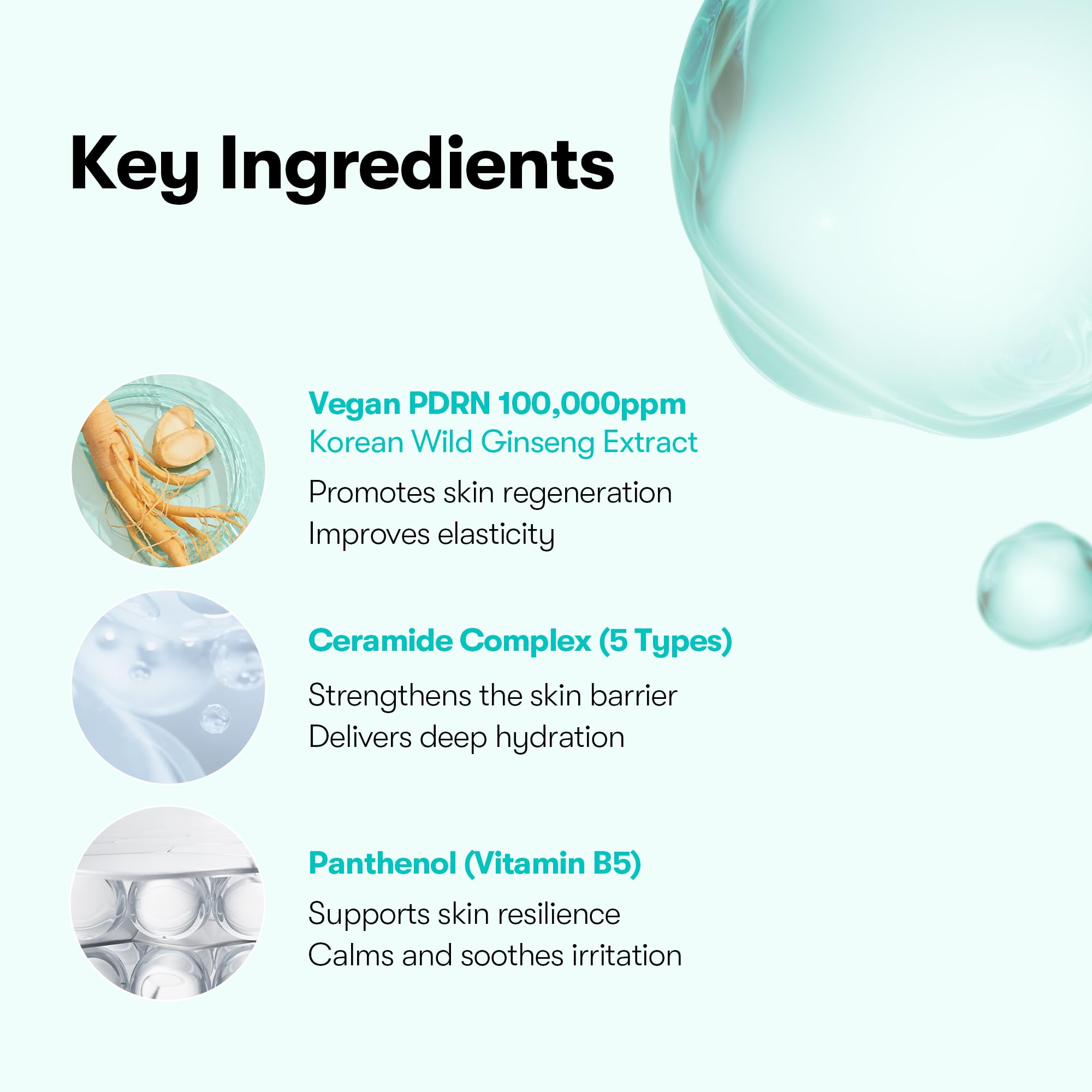 VT COSMETICS esencia aplicada en mano para rápida absorción y tacto ligero