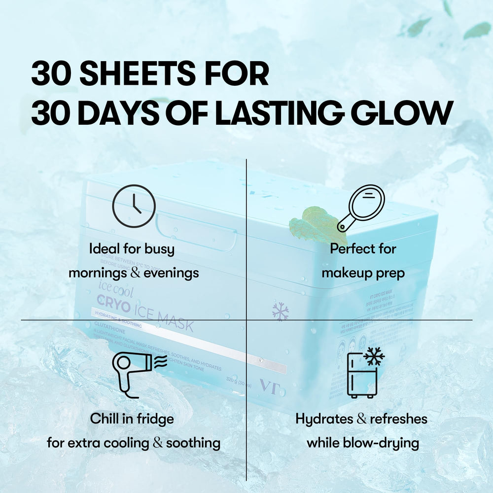 VT COSMETICS etiqueta con ingredientes para hidratación y luminosidad
