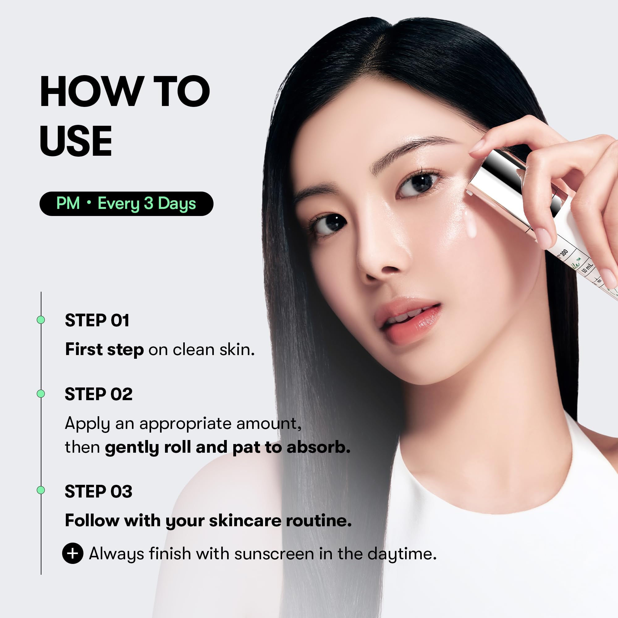 VT COSMETICS etiqueta informativa con lista de activos y modo de uso claro