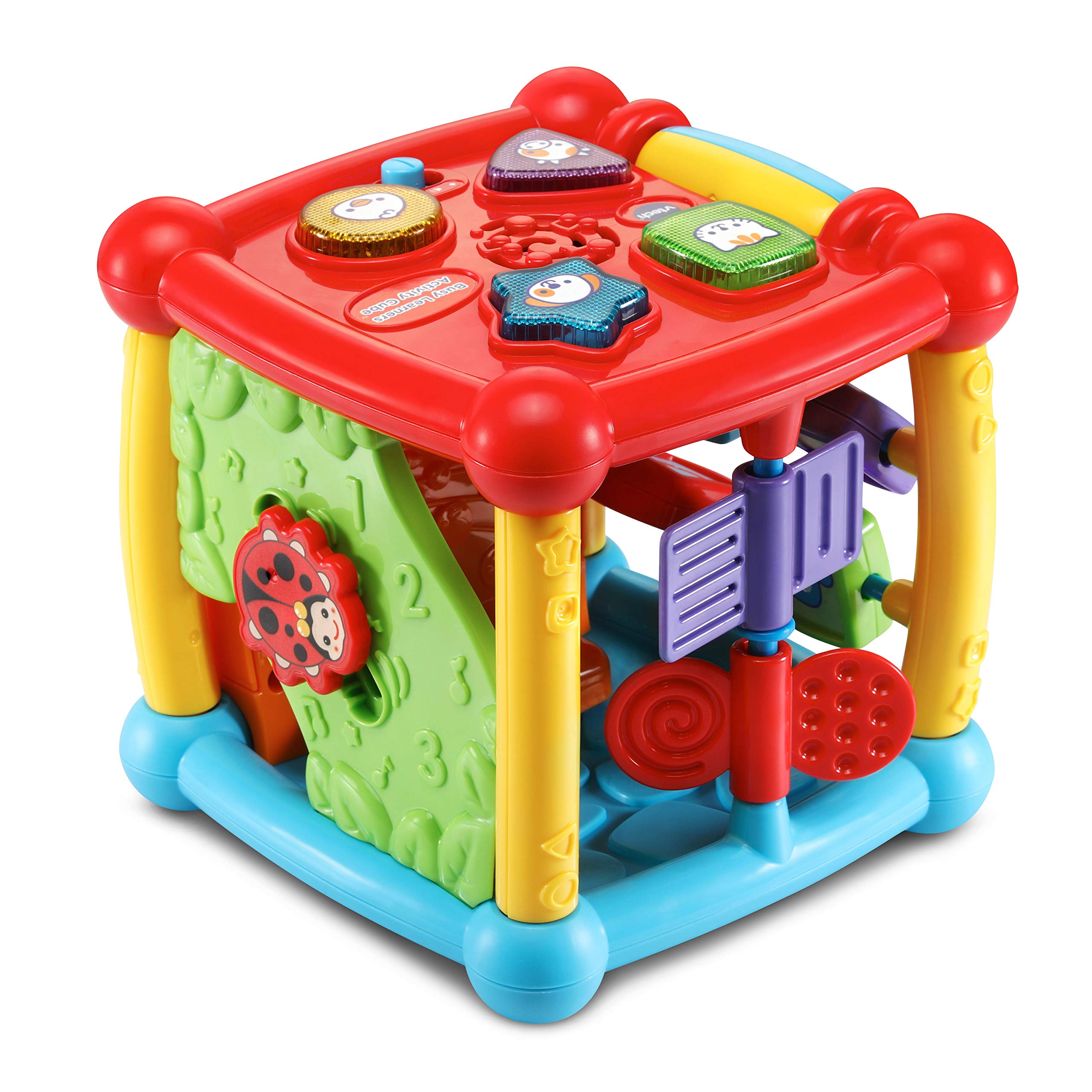 VTech cube rolling with motion sensor activated to encourage crawling