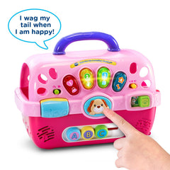 VTech activity panel detail with buttons and lights to teach colors