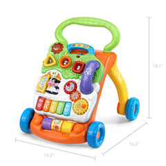 VTech detachable activity panel close-up for floor play and portability