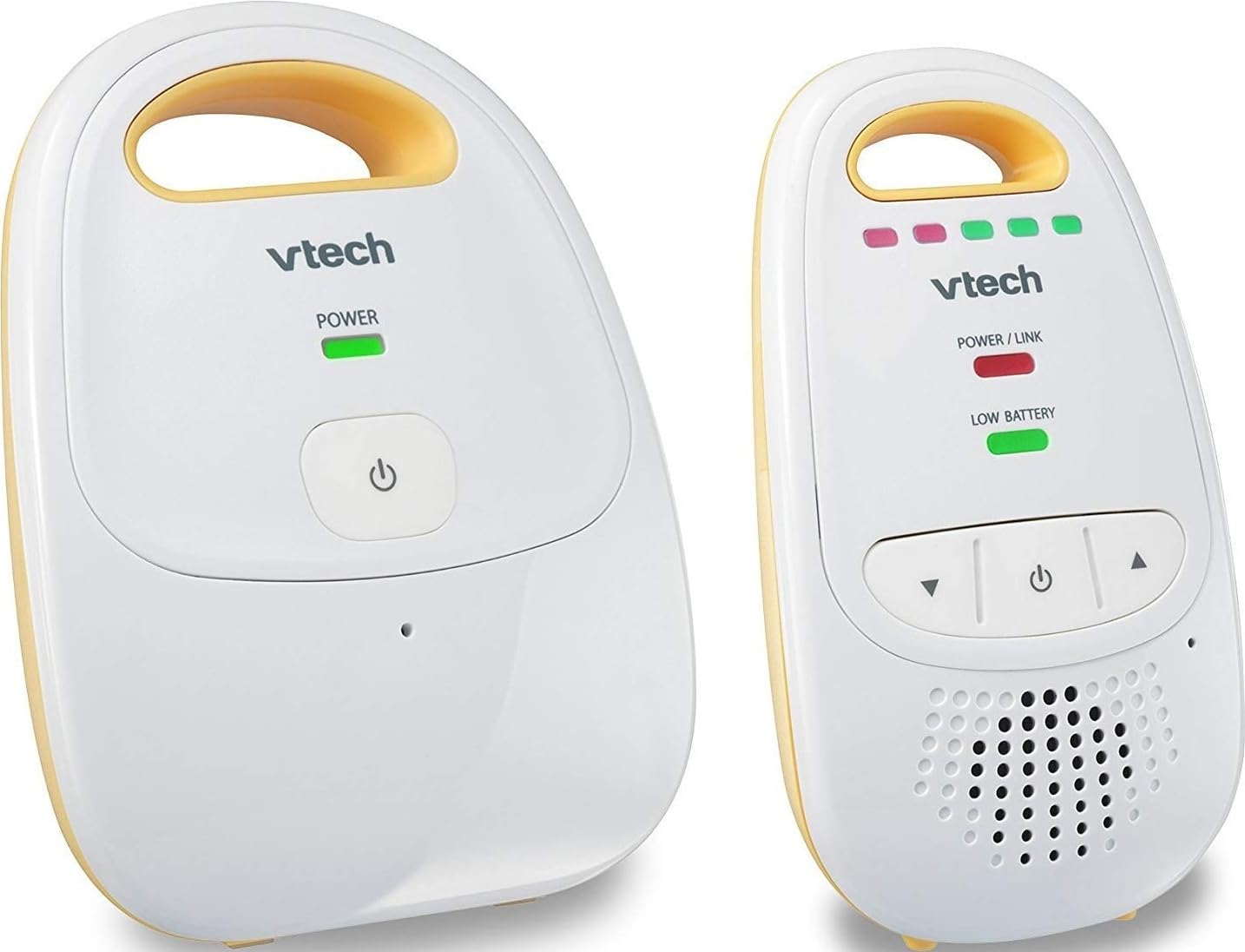 VTech DM111 vista frontal mostrando conexión segura y beneficio privacidad