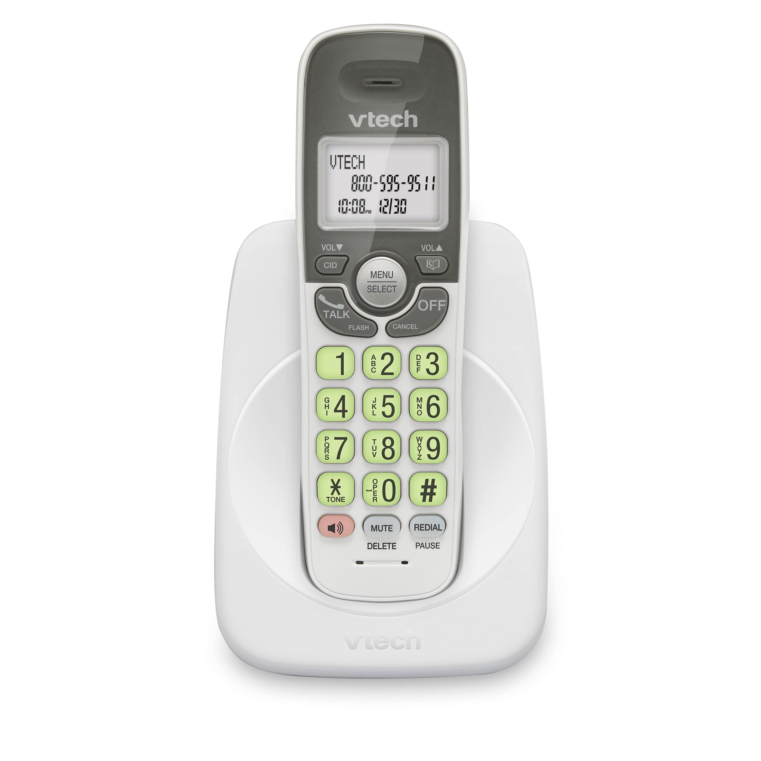 VTech VG131 vista frontal mostrando diseño compacto y práctico