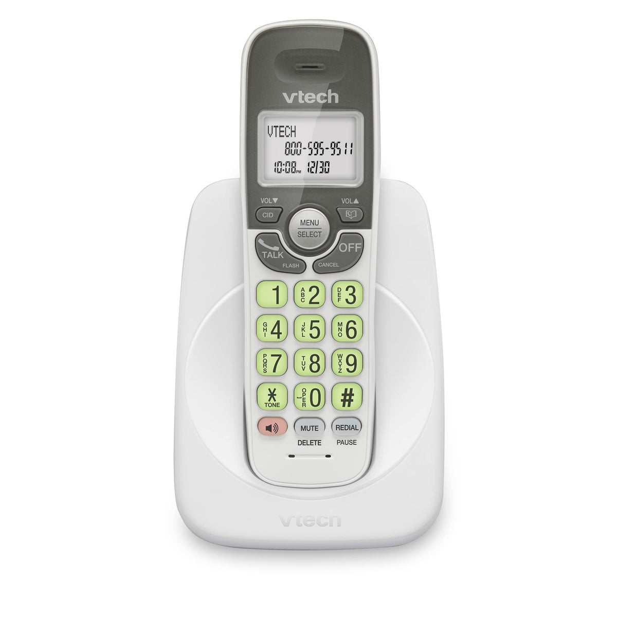 VTech VG131 vista frontal mostrando diseño compacto y práctico