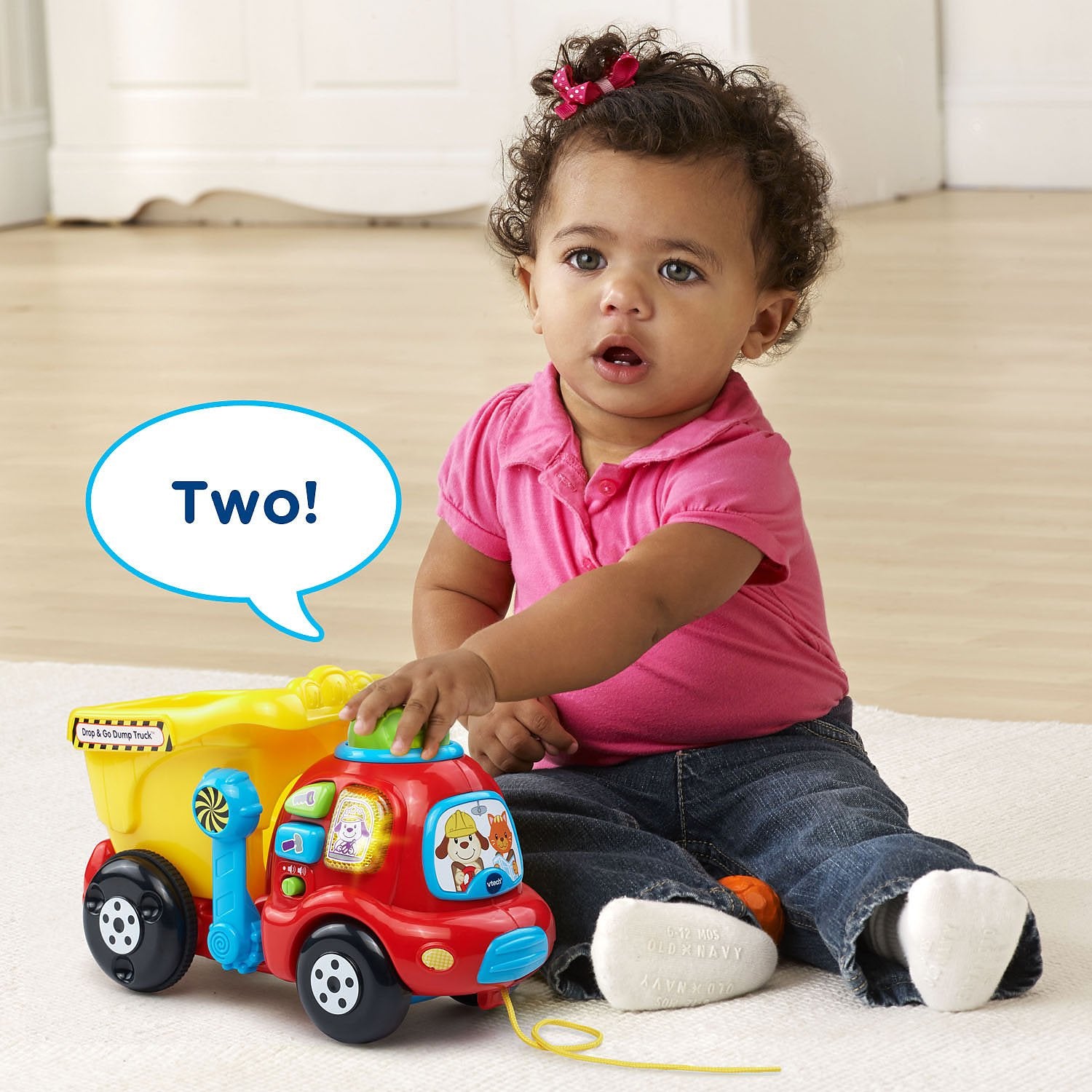 VTech botones grandes con melodías que atraen atención y vocabulario