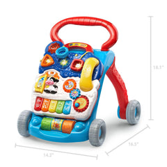 VTech detachable activity panel removed for floor play and portable learning benefits