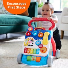VTech close-up of five piano keys encouraging music play and auditory development