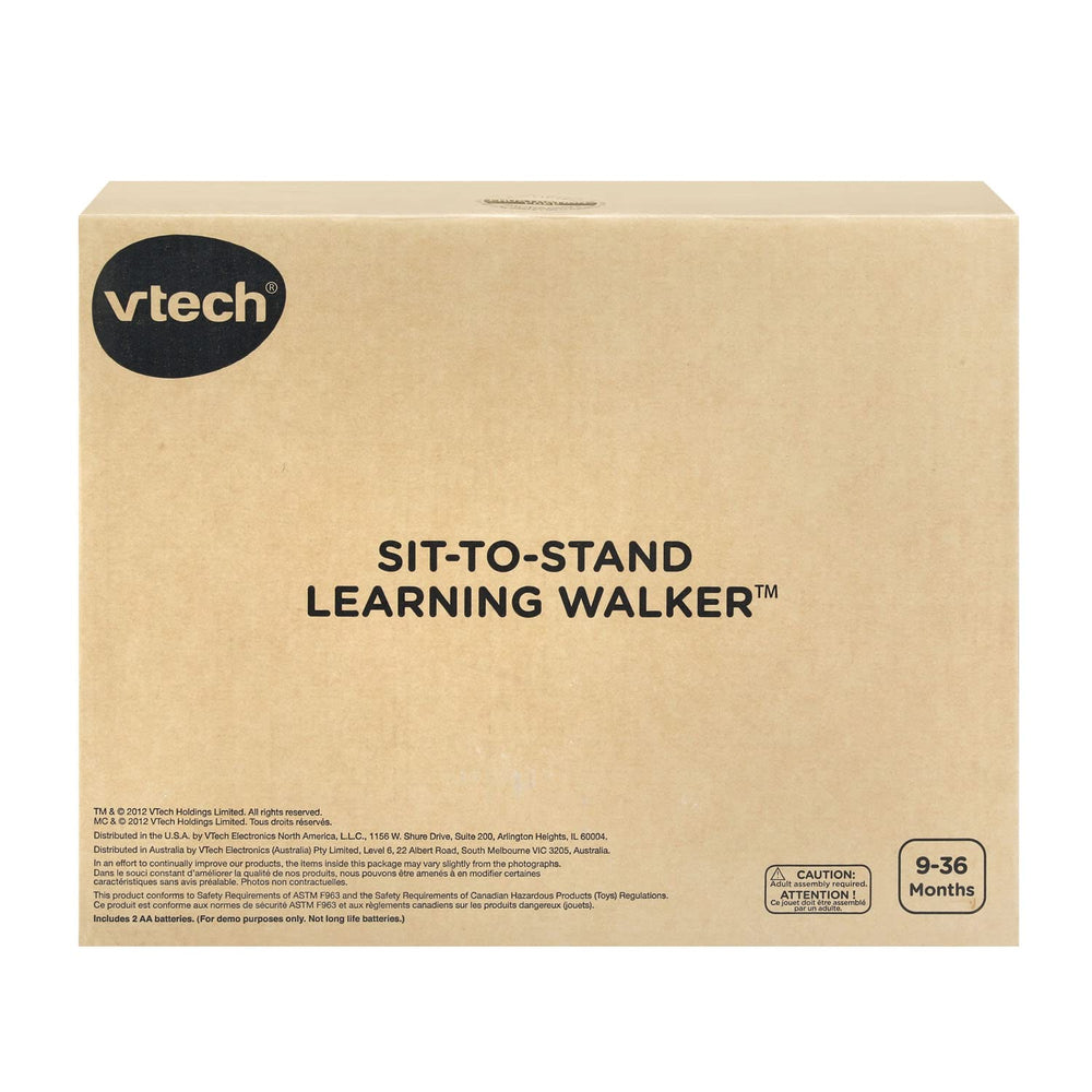 VTech walker wheels on hardwood demonstrating two-speed control for stable cruising