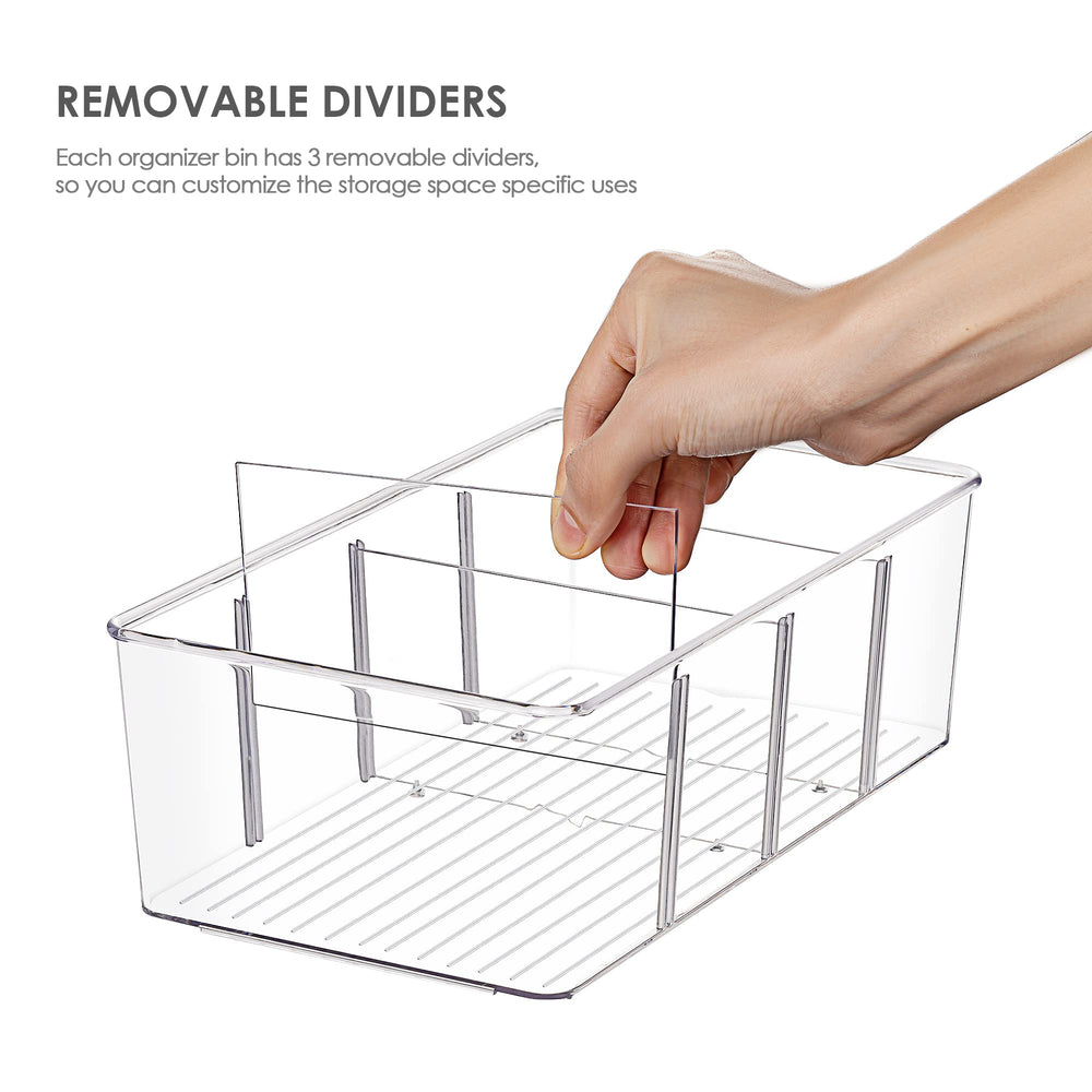 Vtopmart primer plano del divisor removible mostrando versatilidad