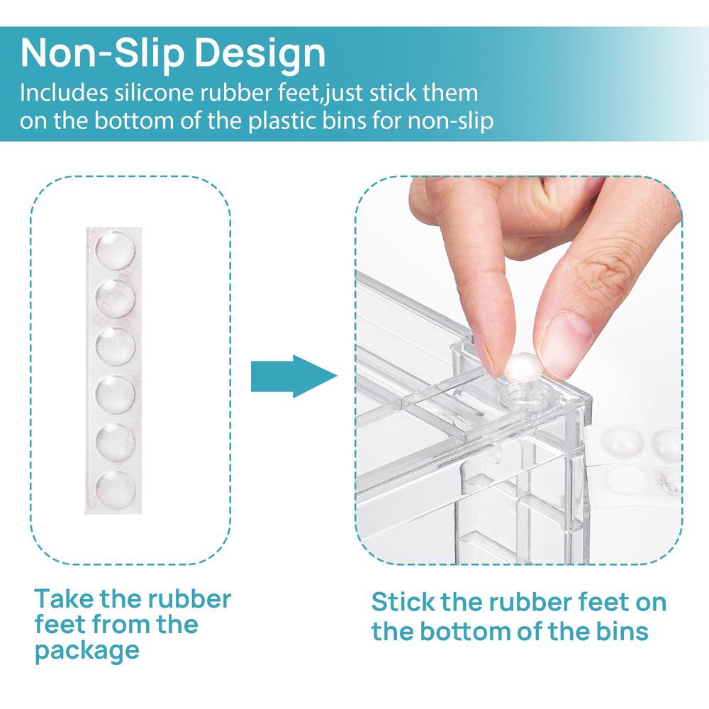 Vtopmart drawer filled with snacks showing quick visual identification advantage