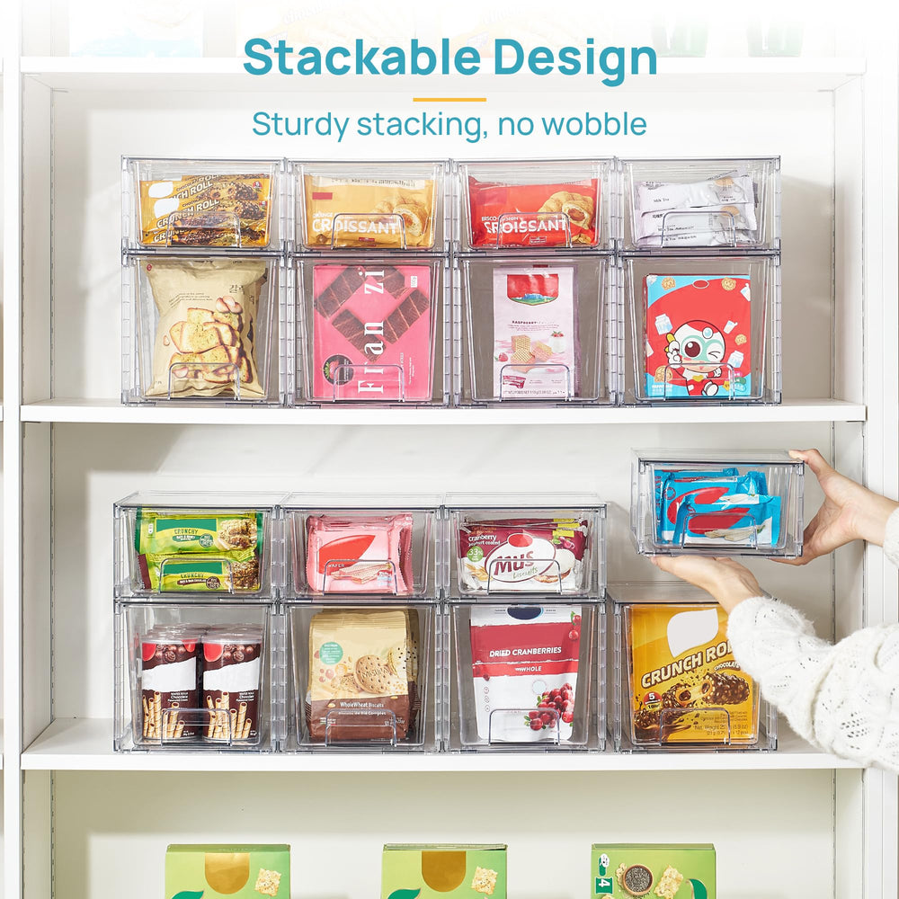 Vtopmart drawer installed in cabinet showing easy access and space saving