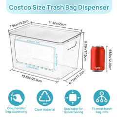 Vtopmart extracción de bolsa con una mano para mayor rapidez
