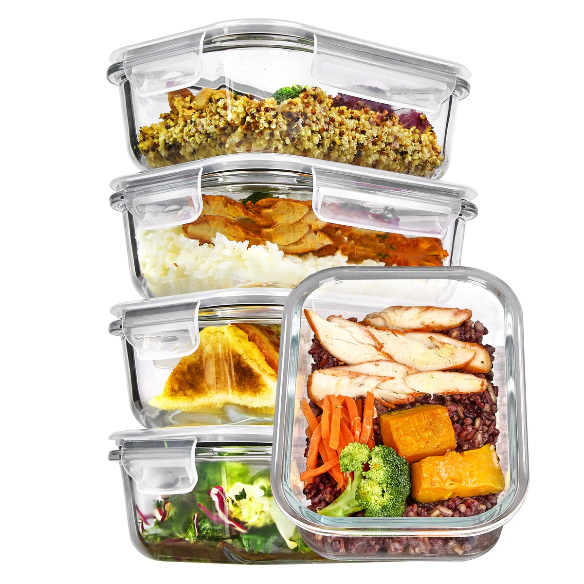 Vtopmart envase frontal pack 5 mostrando tapas grises y capacidad