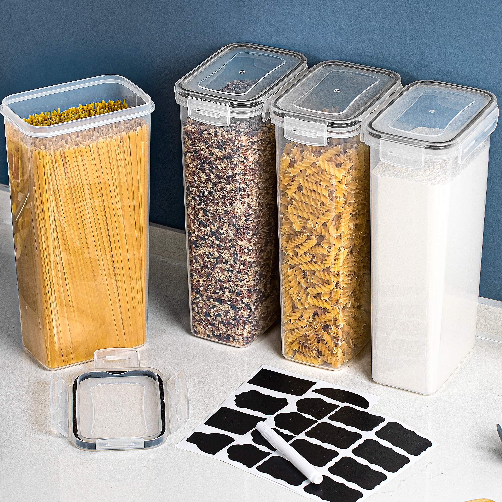 Vtopmart conjunto de 24 etiquetas incluidas para identificar alimentos y fechas
