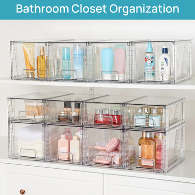 Vtopmart interior with stored items illustrating usable space and quick visibility benefit