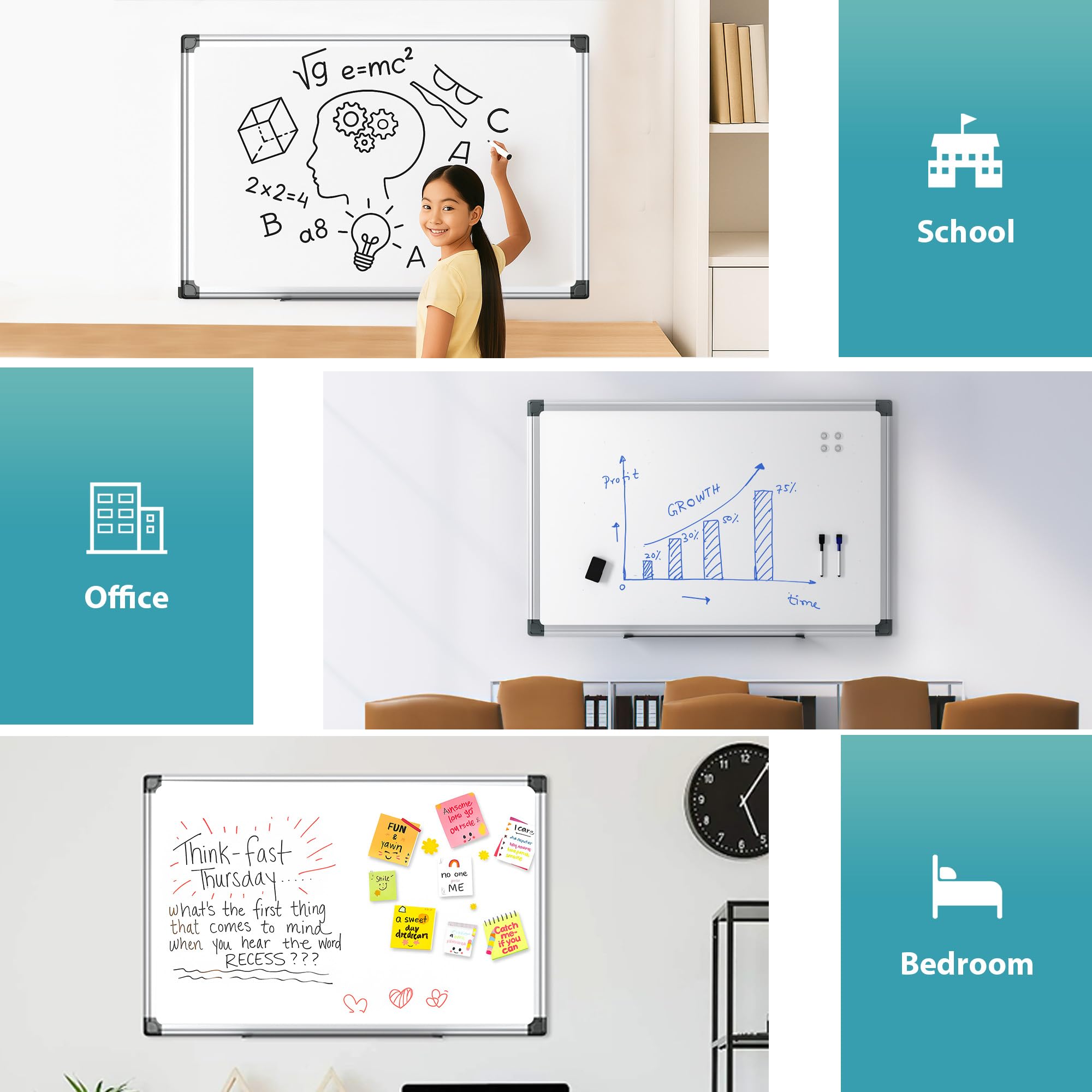 VUSIGN next to a door showing scale for size planning and placement benefit