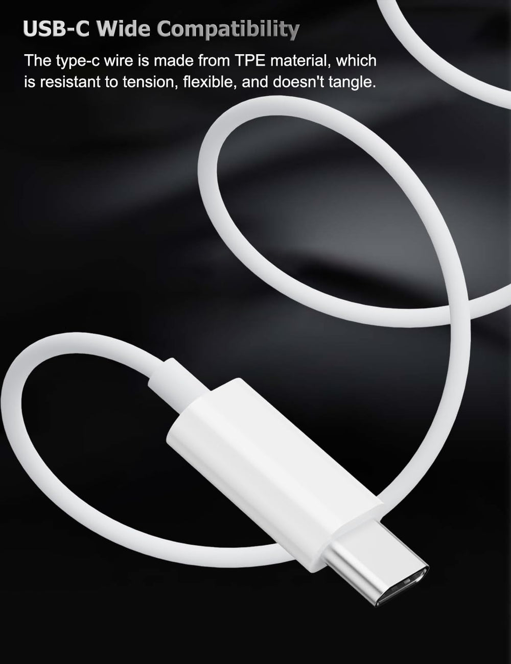 wabklove primer plano del conector USB-C para conexión directa segura