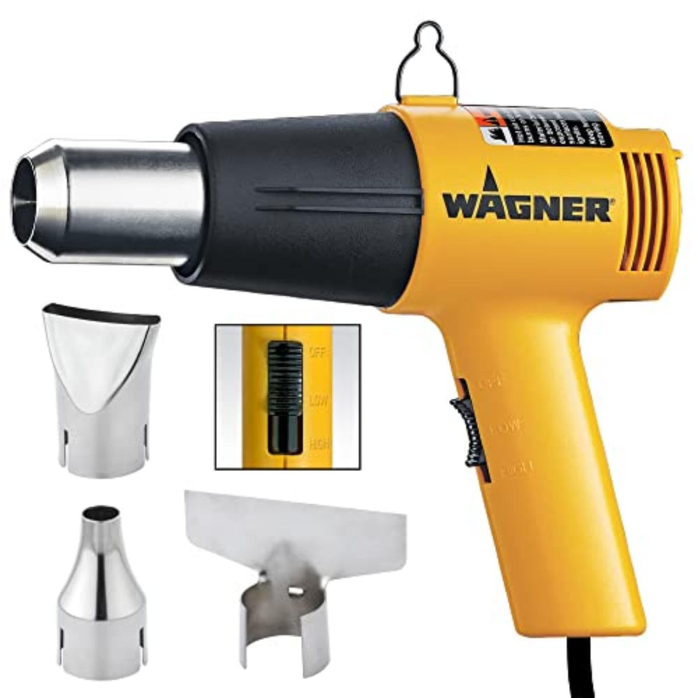Wagner HT1000 frontal del kit mostrando boquillas y cuerpo resistente