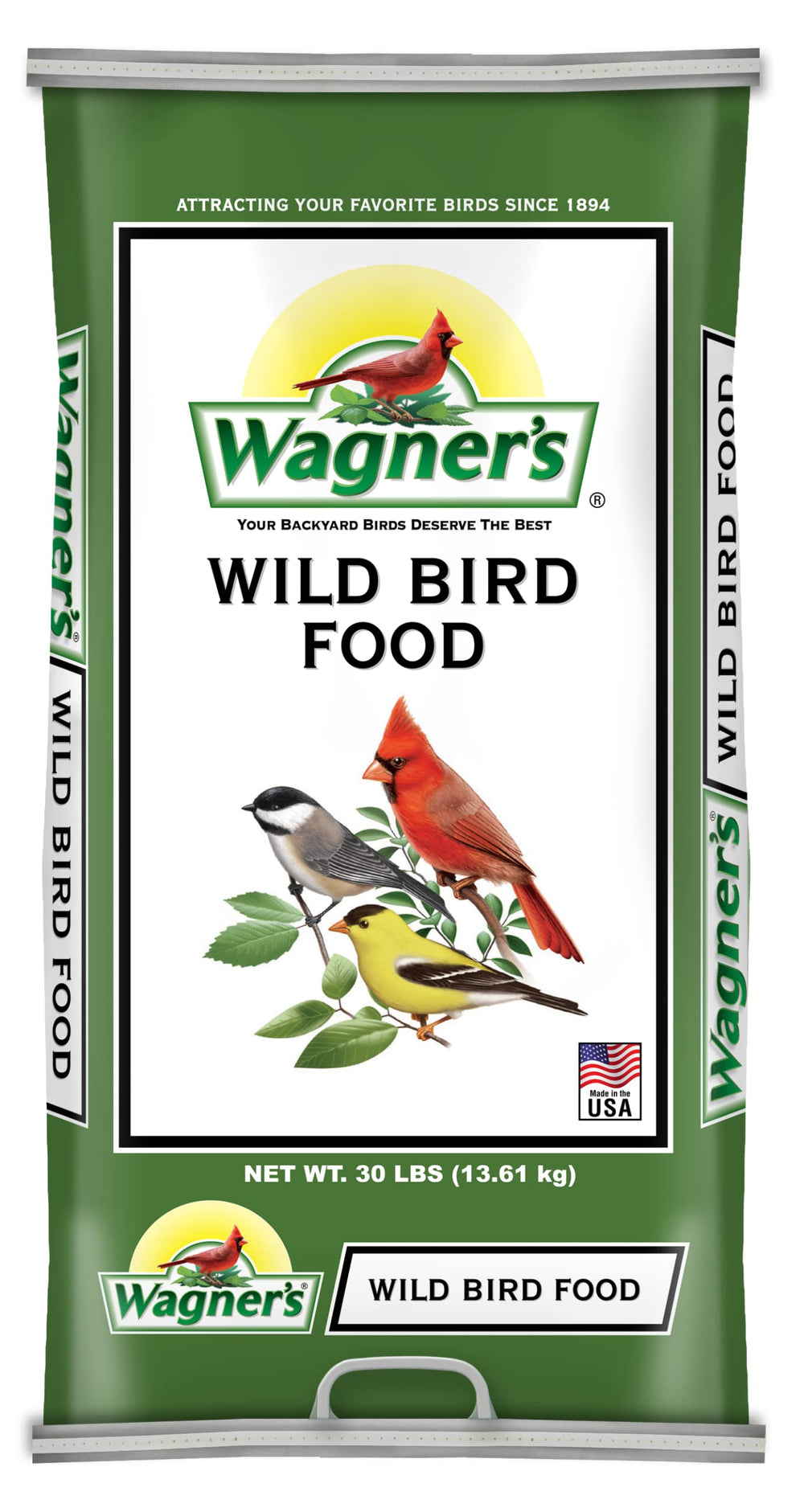 Wagner's 30-pound bag front view showing branding and product benefits