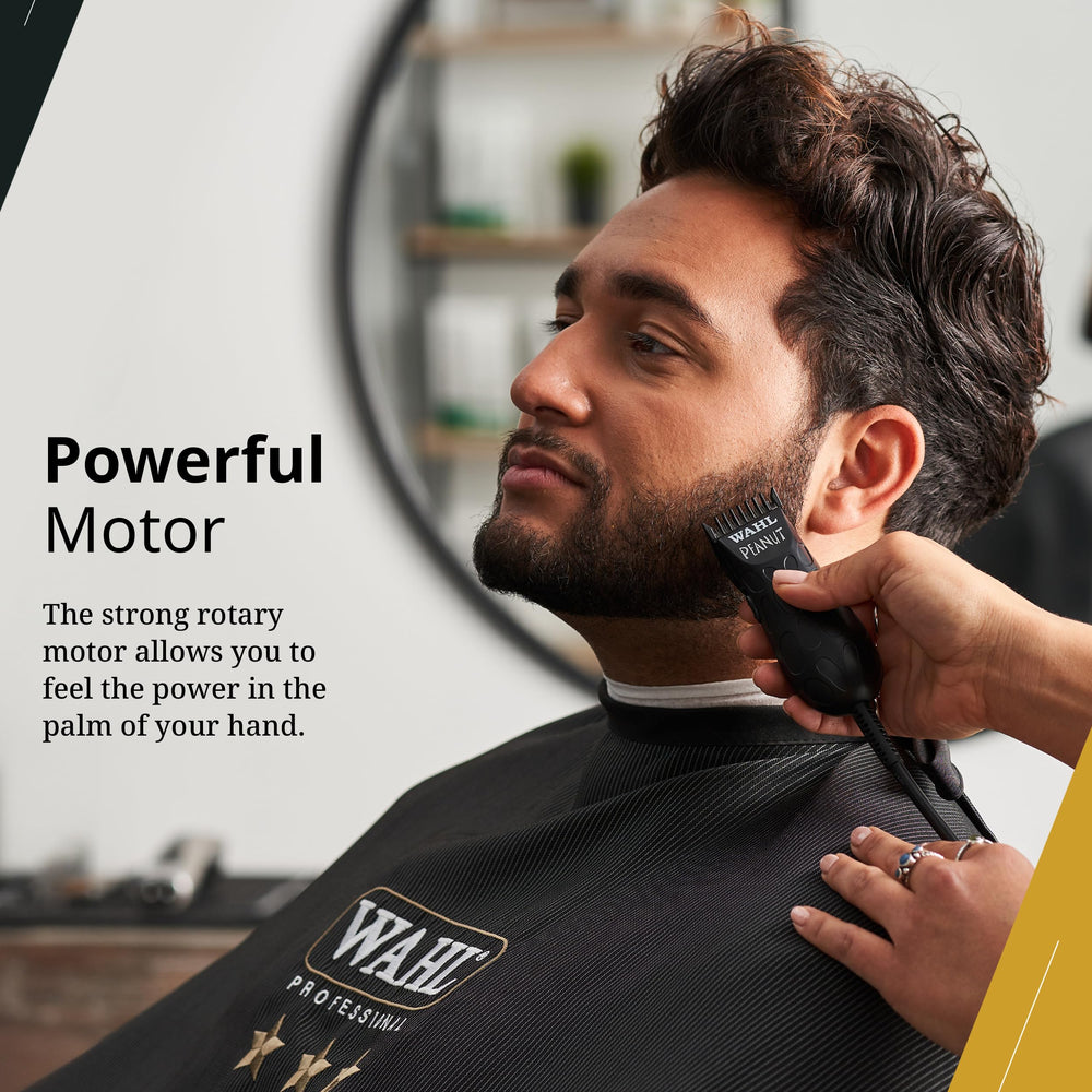 Wahl Professional recortadora en mano demostrando agarre ergonómico y precisión