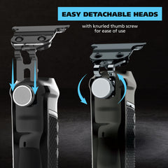 Wahl rotary nose and ear trimmer head showing rinseable design for hygienic grooming