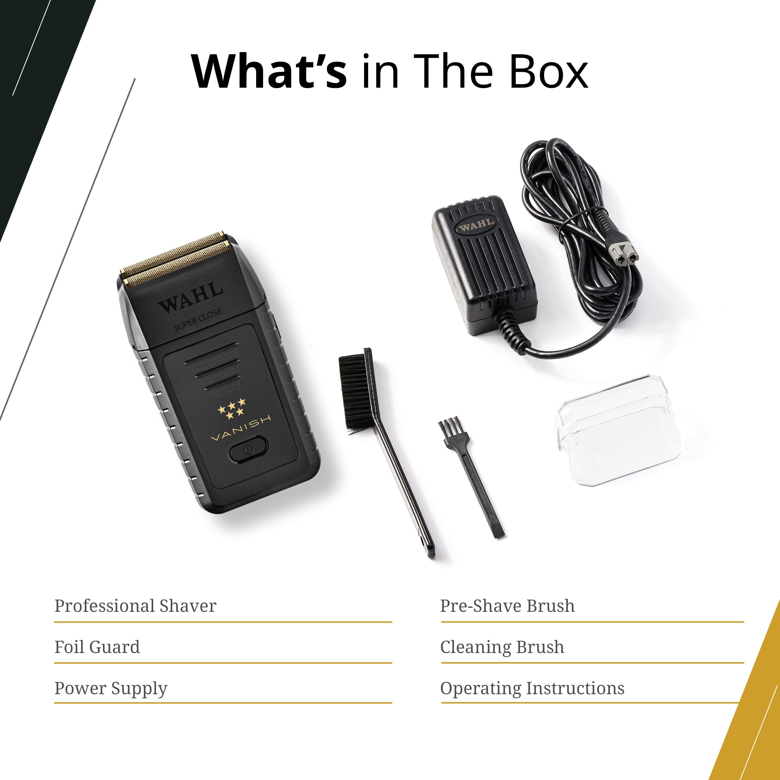 Wahl Vanish panel LED muestra indicador de batería claro