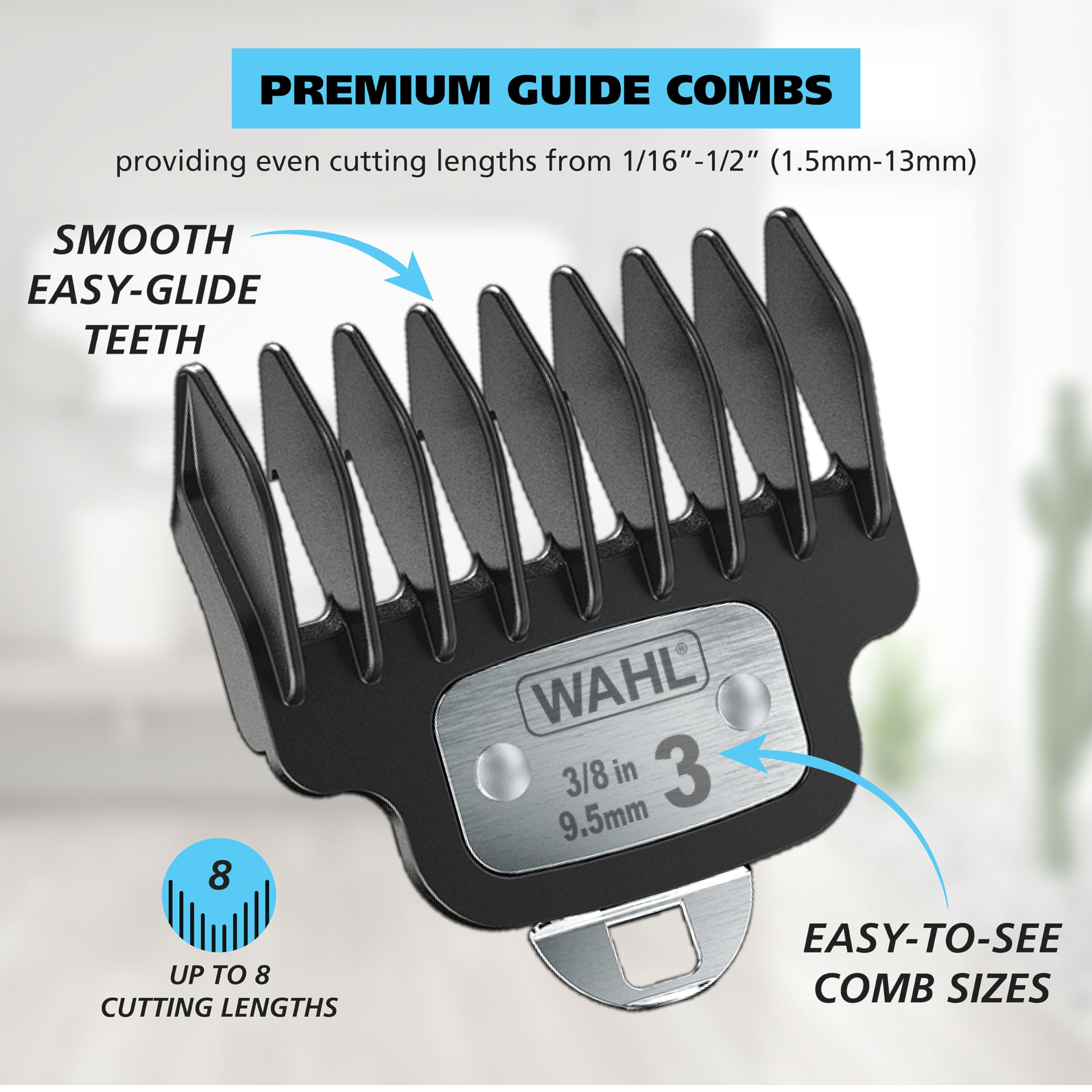 Wahl trimmer under running tap demonstrating waterproof design for easy cleaning