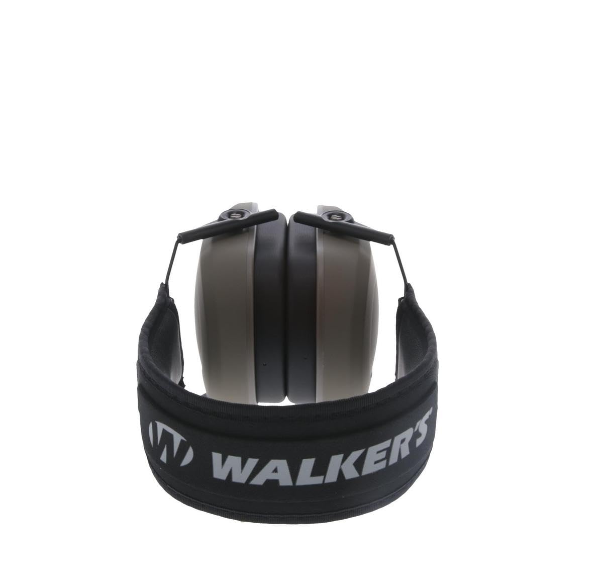 Walker's Razor Slim headband close-up showing metal frame for secure fit