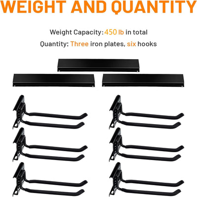 Wallmaster next to ladder showing scale and heavy-duty hook capacity